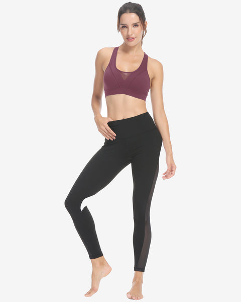 Queenie Ke - Queenie Ke Women 23 Yoga Pants Color Blocking Mesh Workout Running  Leggings – QUEENIEKE
