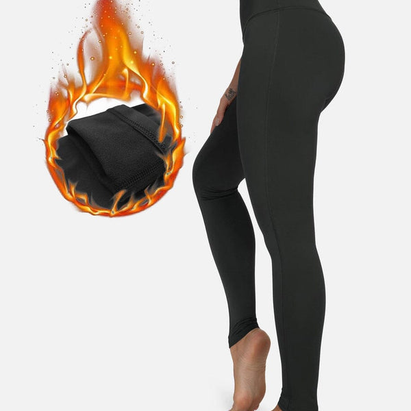 BENDEHEPSİ Women's Flexible Winter Thermal Adjustable Waist Black