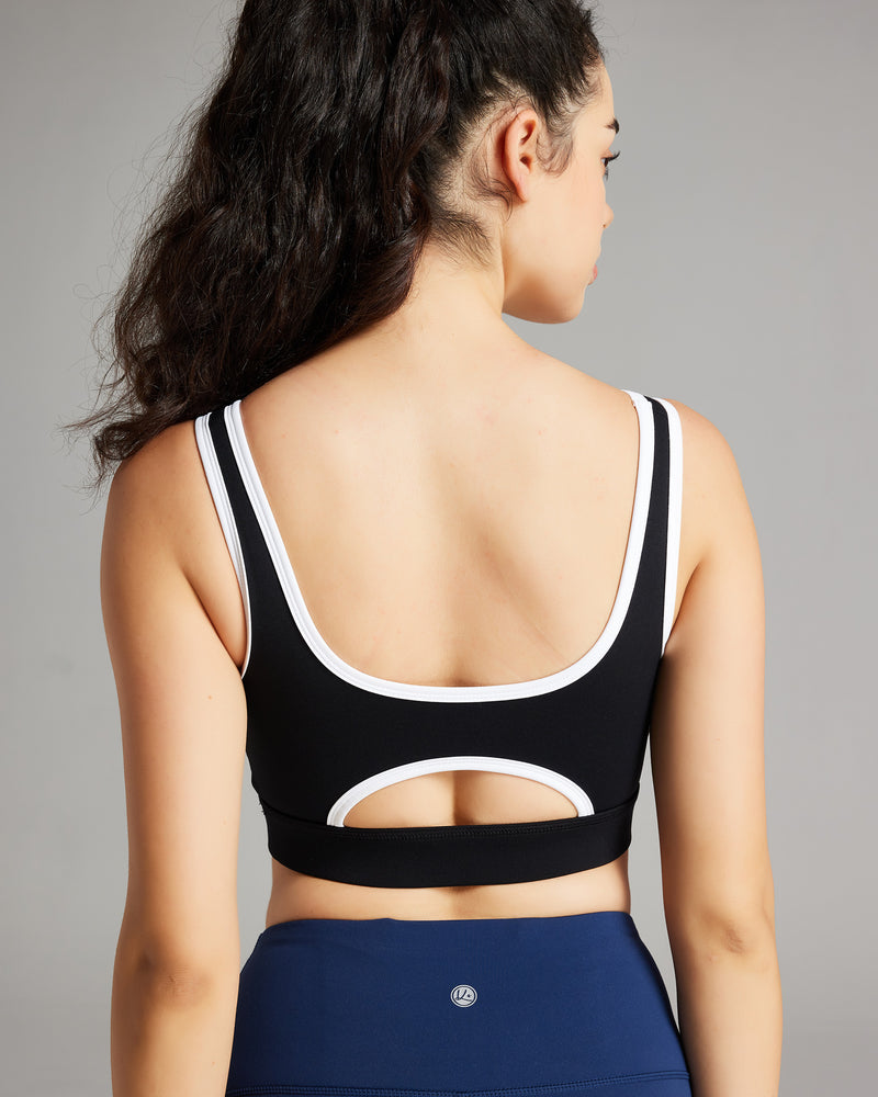 Contrast Seam Sports Bra