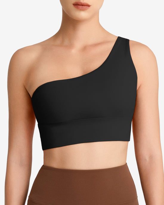 One Shoulder Sports Bra 232106