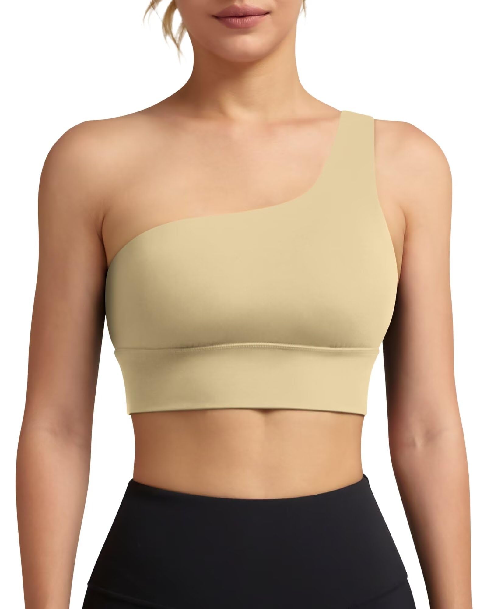 One Shoulder Sports Bra 232106