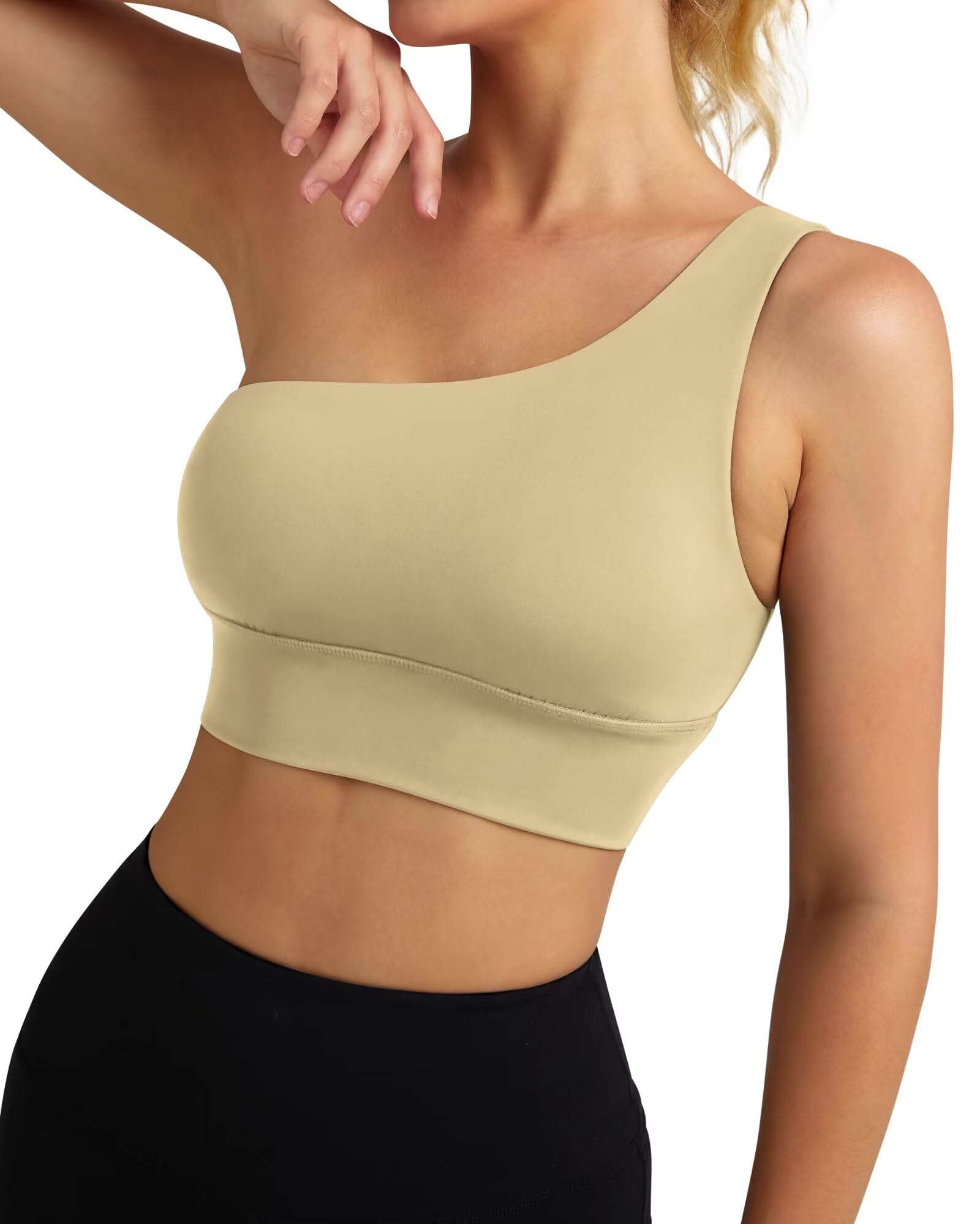 One Shoulder Sports Bra 232106