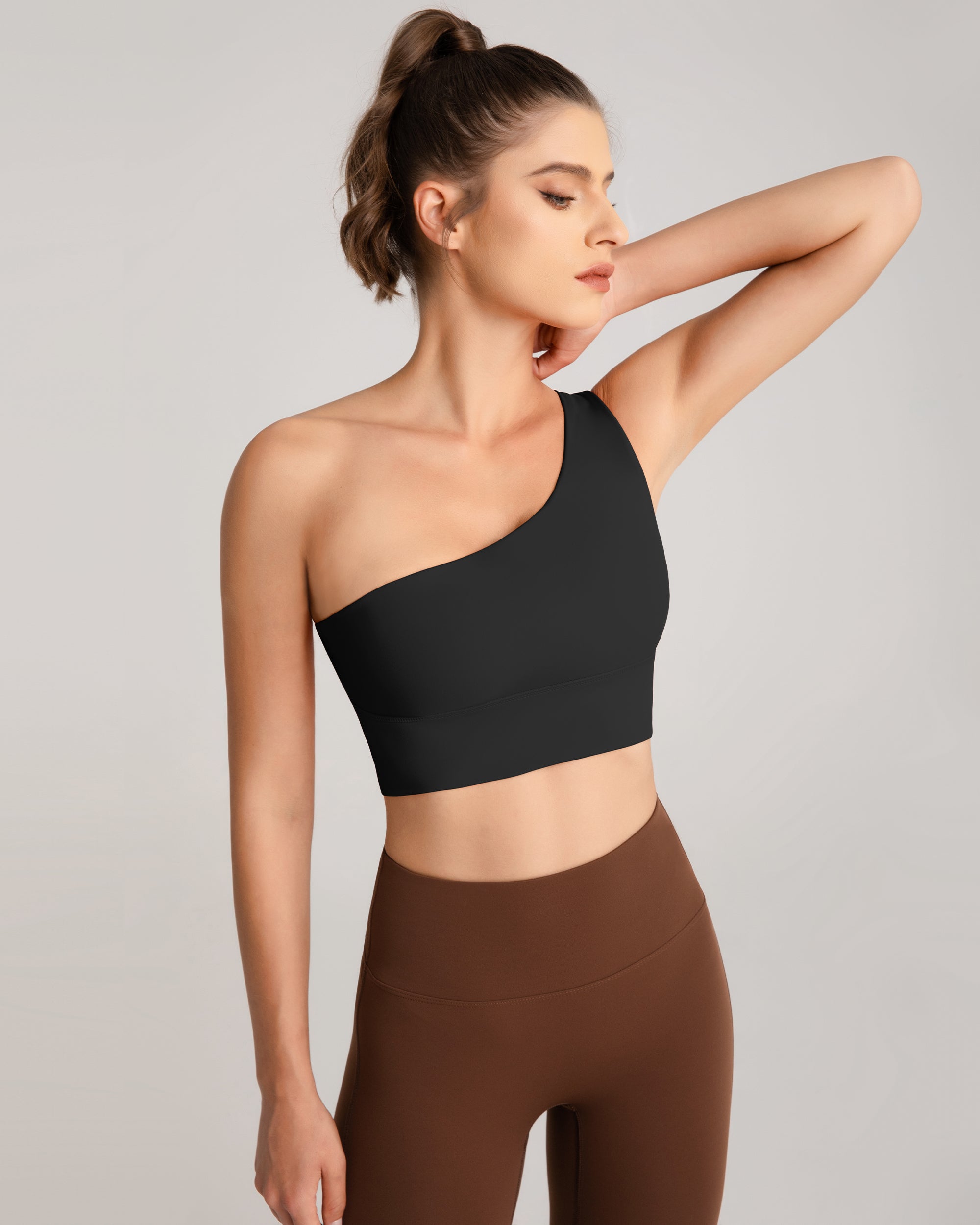 One Shoulder Sports Bra 232106