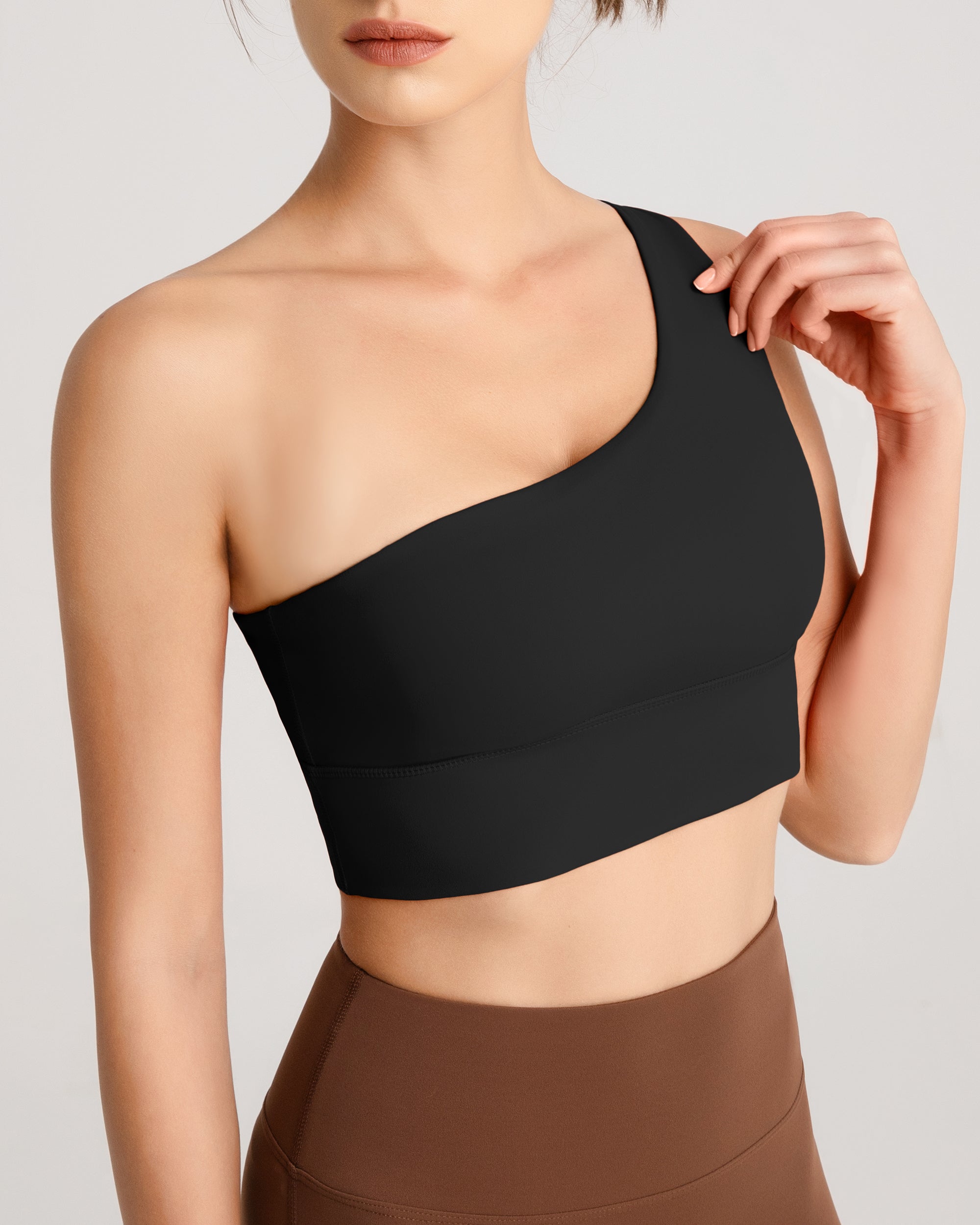 One Shoulder Sports Bra 232106