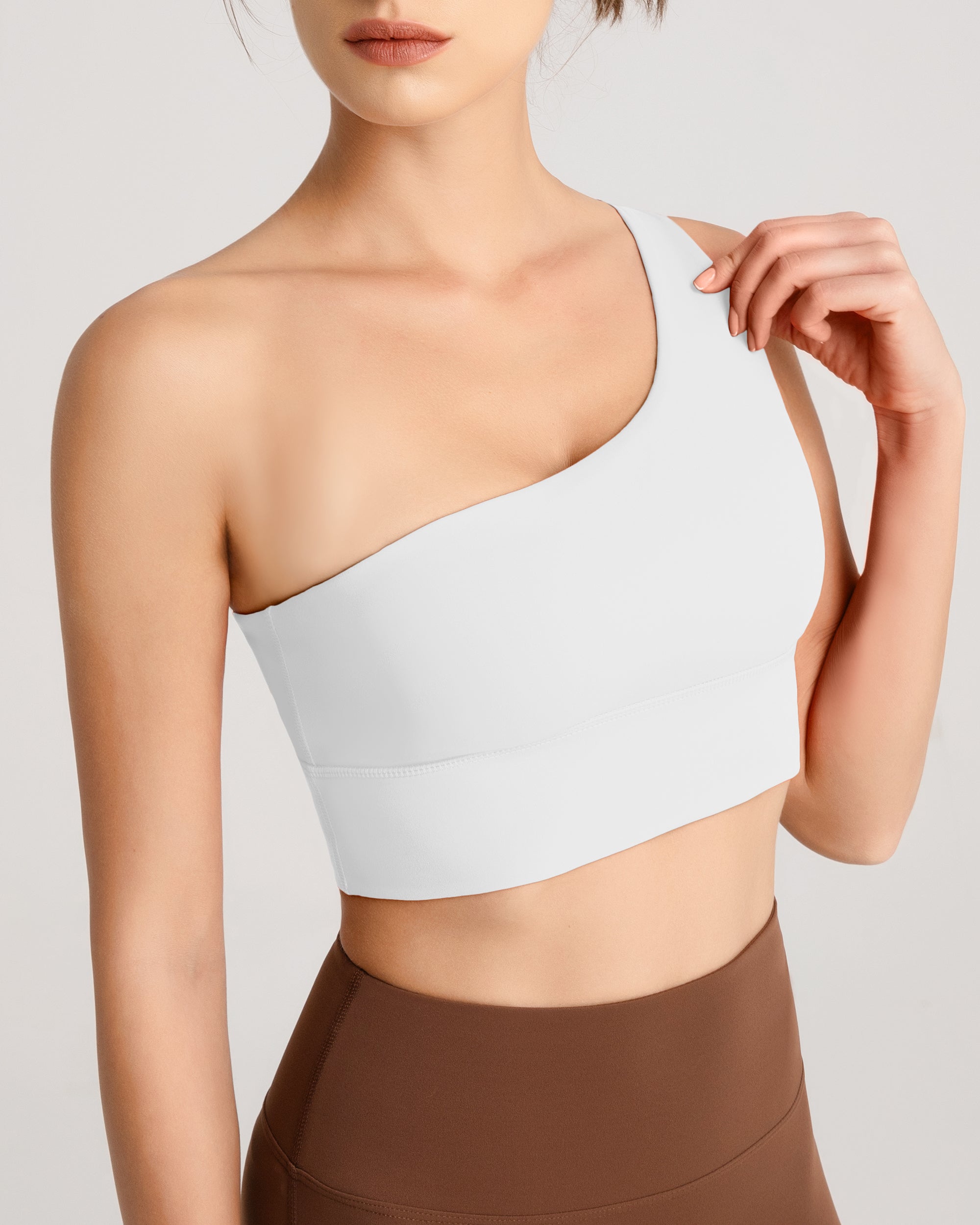 One Shoulder Sports Bra 232106