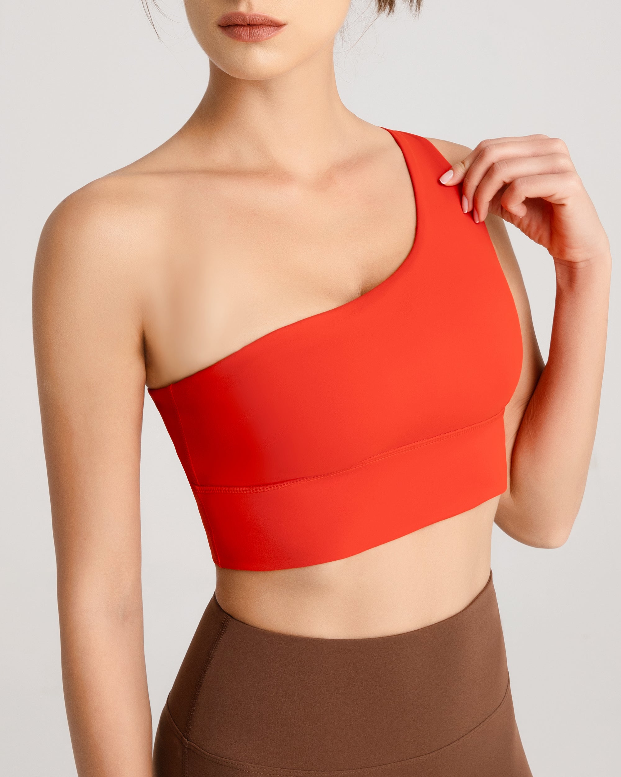 One Shoulder Sports Bra 232106