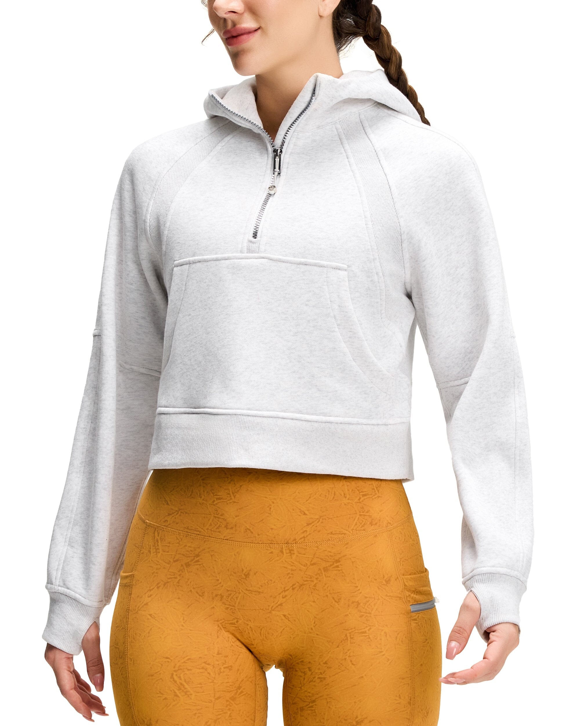 Oversized Half-Zip Hoodie 230409