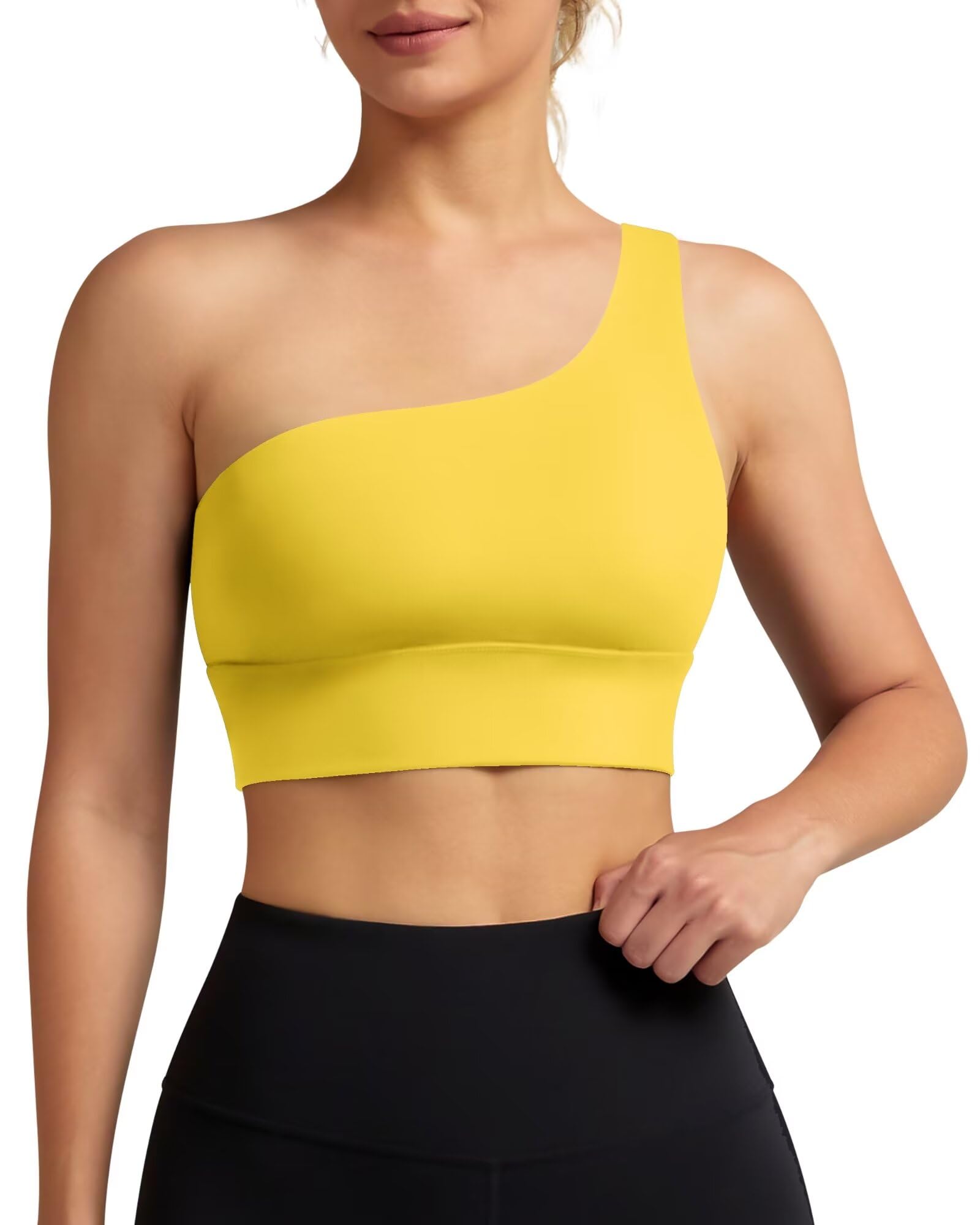 One Shoulder Sports Bra 232106