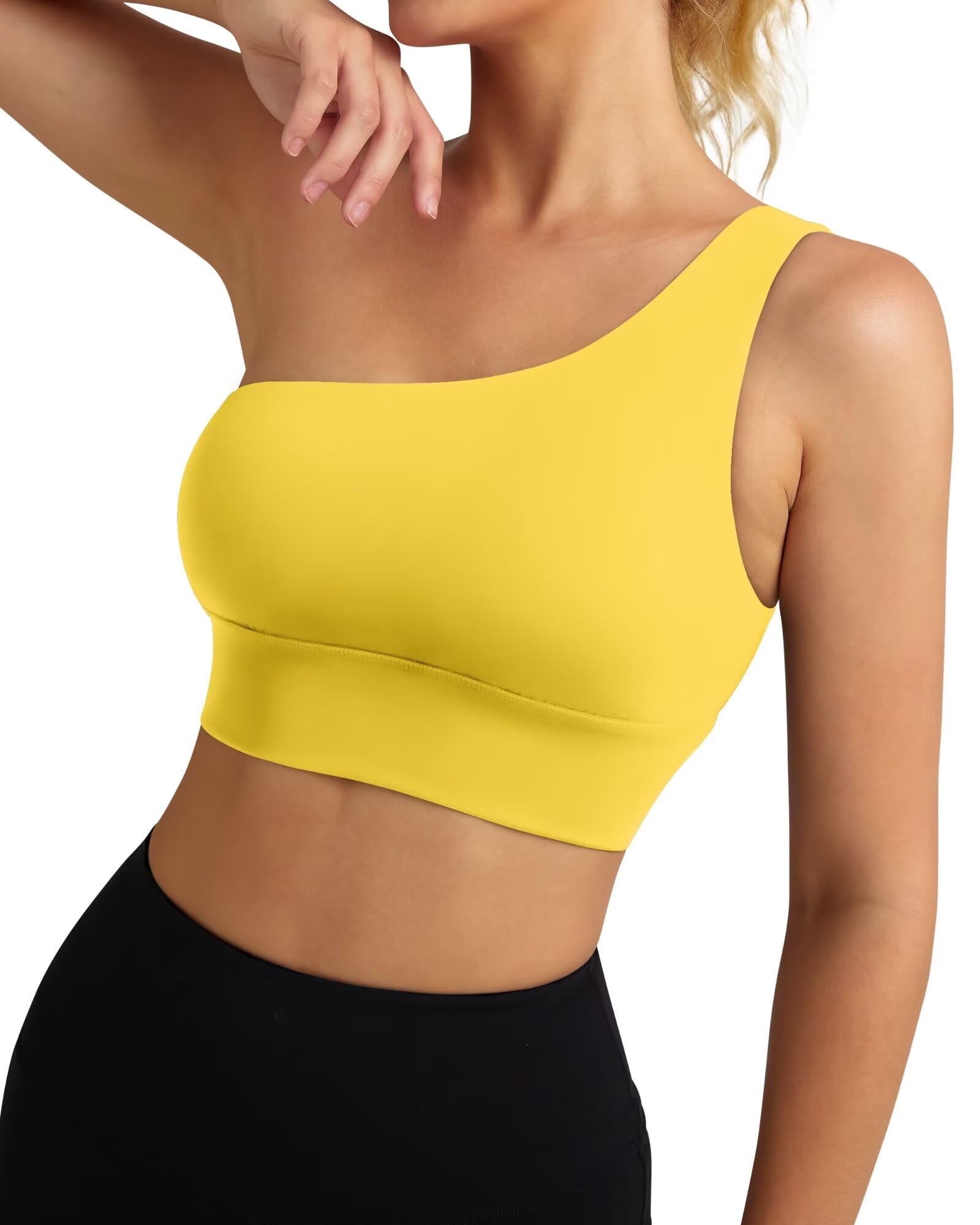 One Shoulder Sports Bra 232106