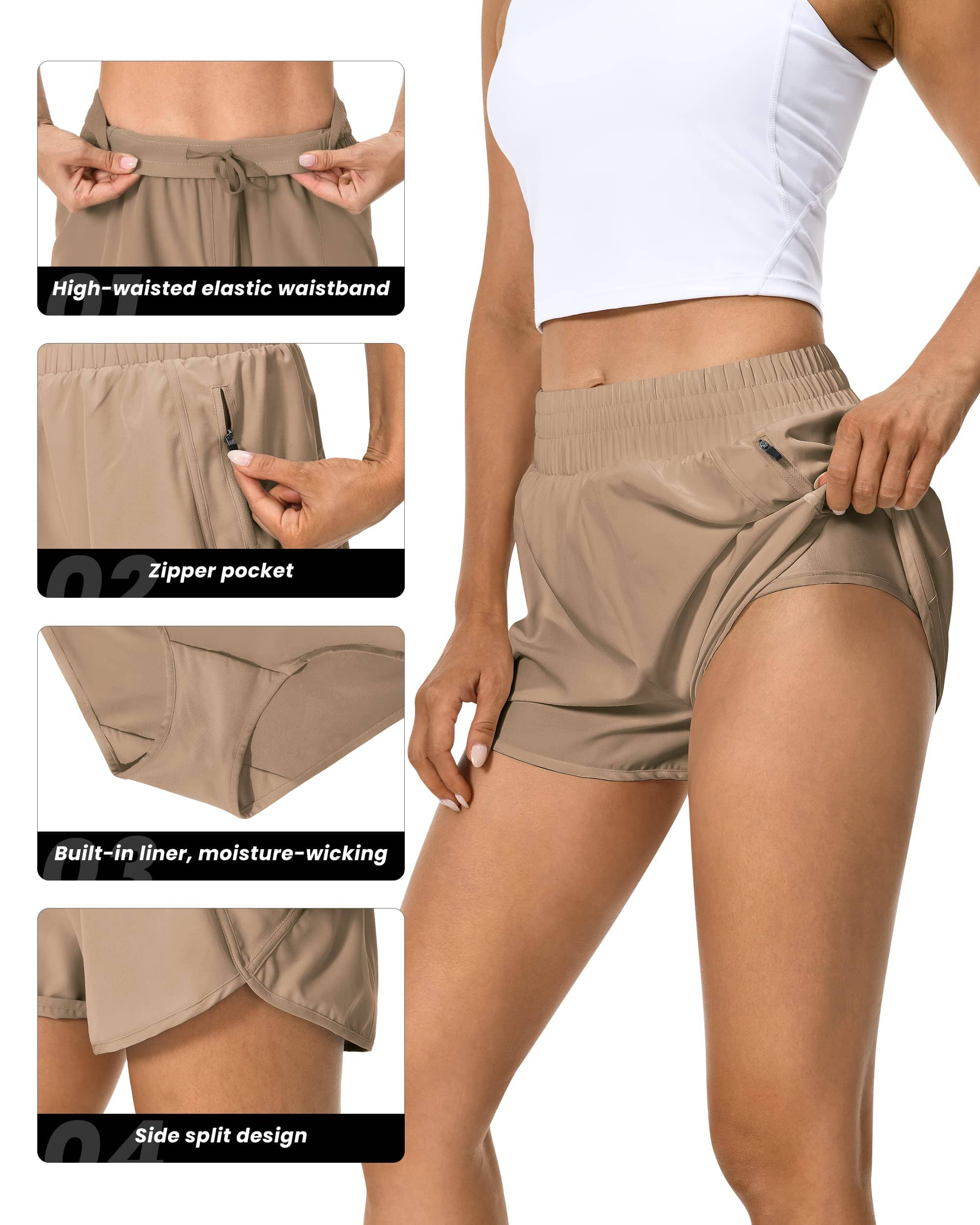 Womens Athletic Shorts 220107