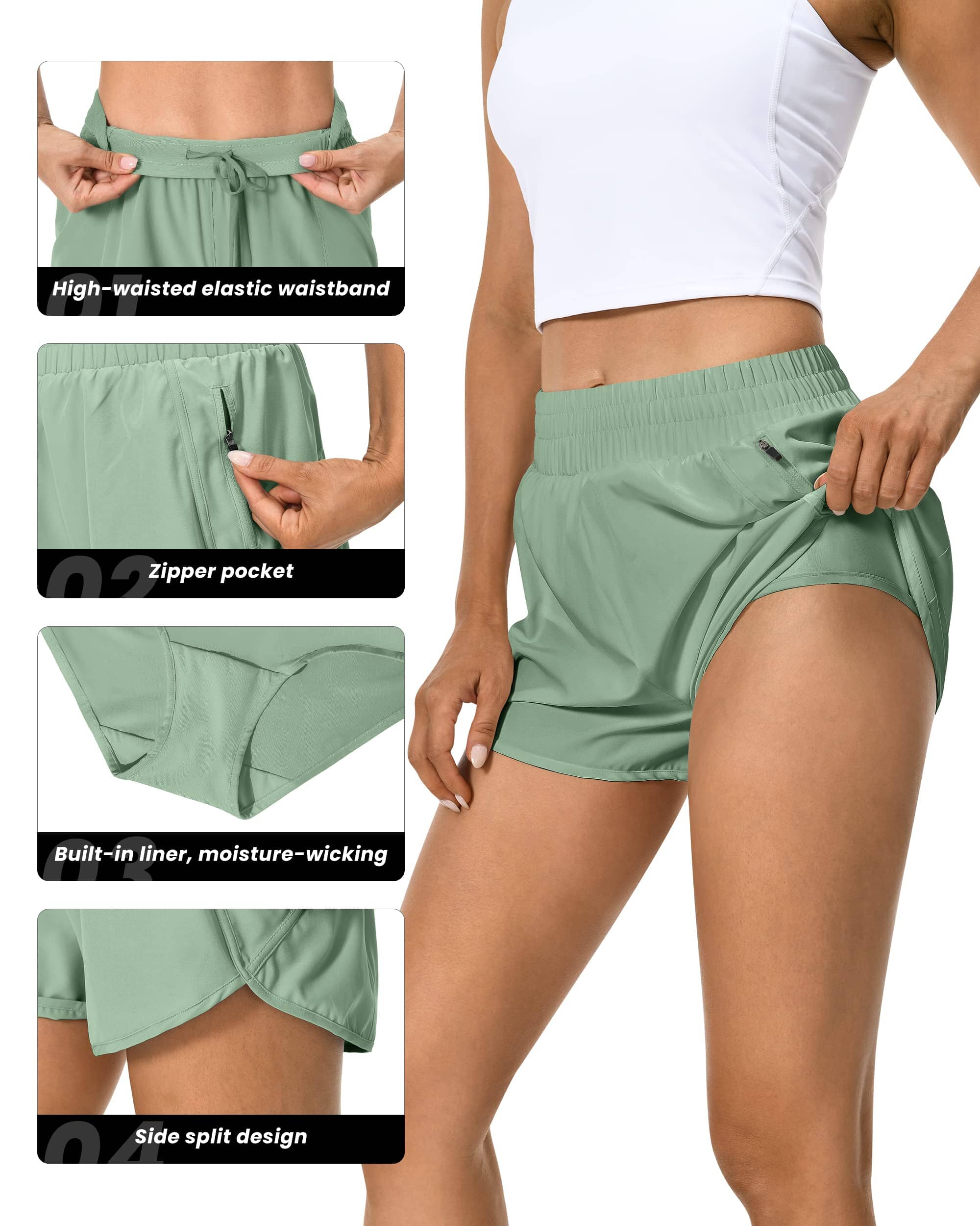 Womens Athletic Shorts 220107