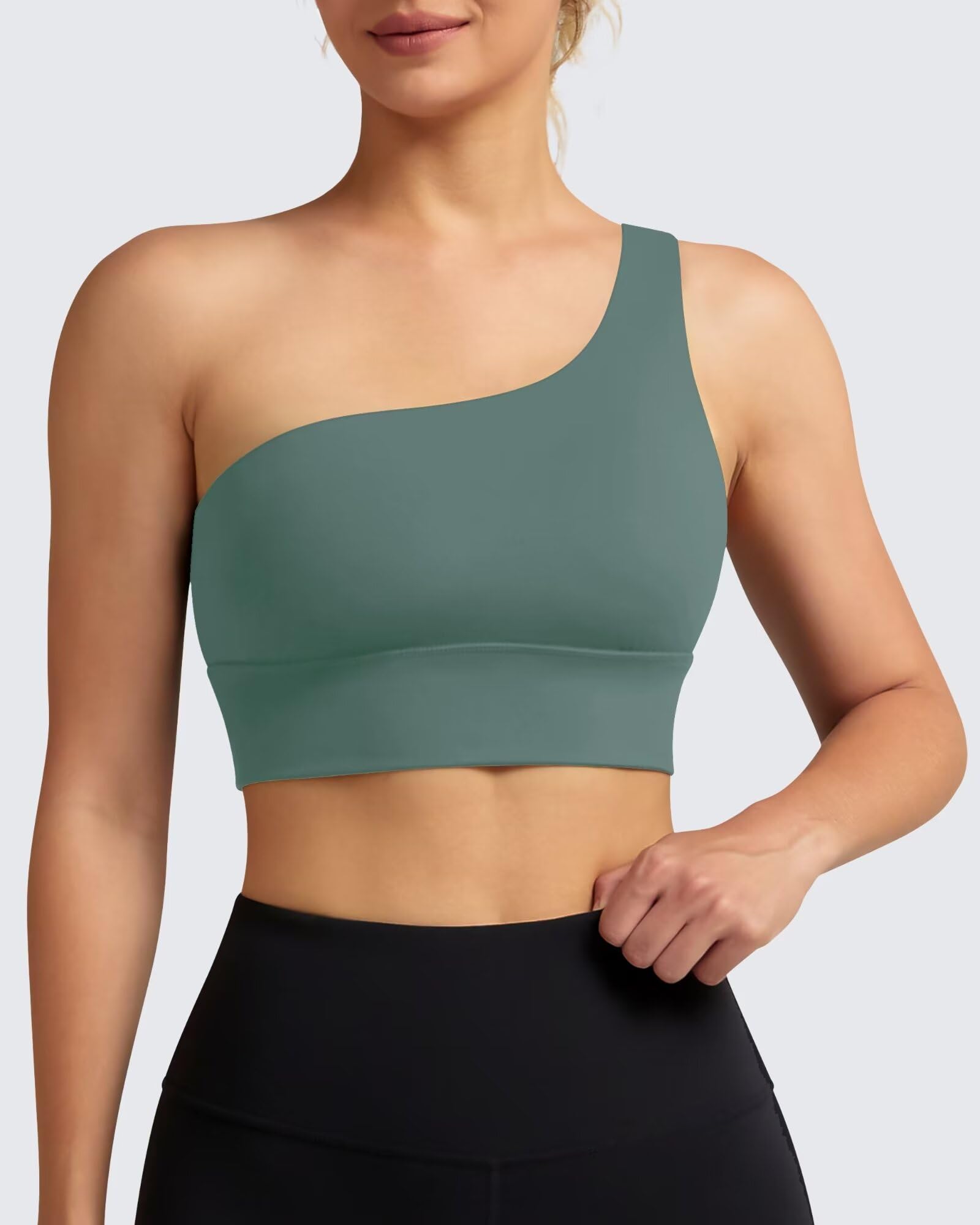 One Shoulder Sports Bra 232106