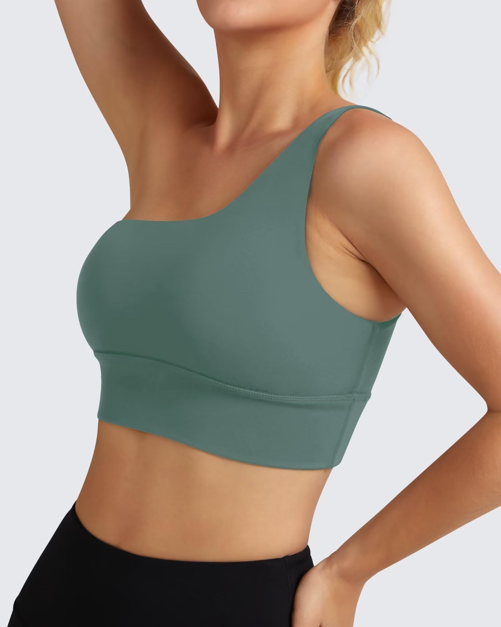 One Shoulder Sports Bra 232106