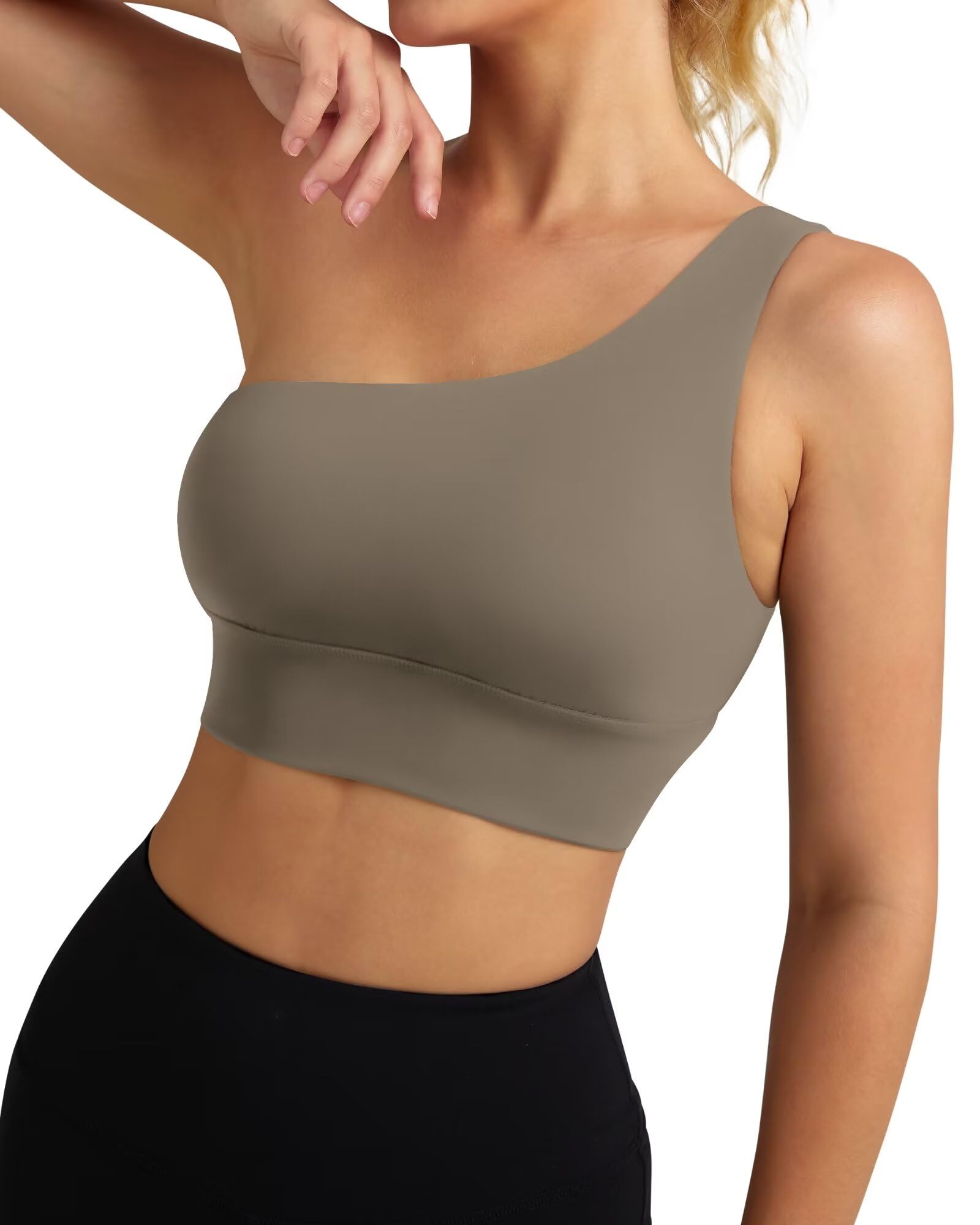 One Shoulder Sports Bra 232106