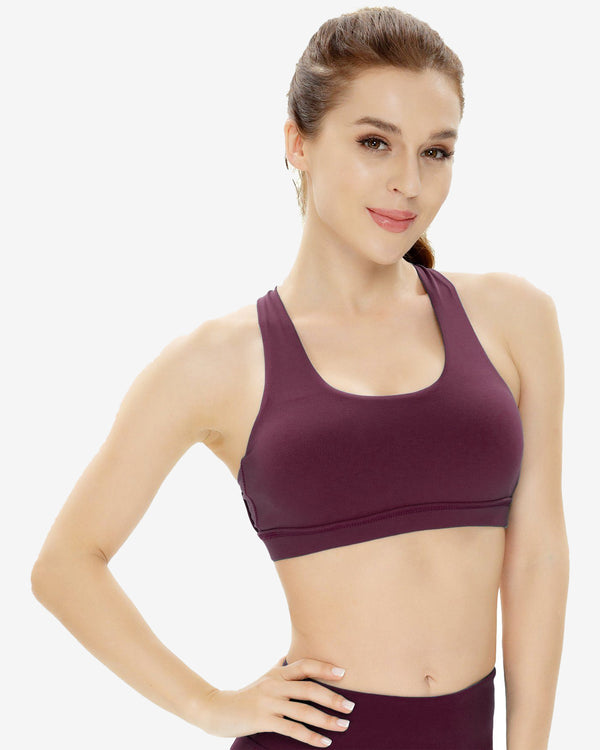 Medium Support Cross Strappy Wirefree Sport Bra