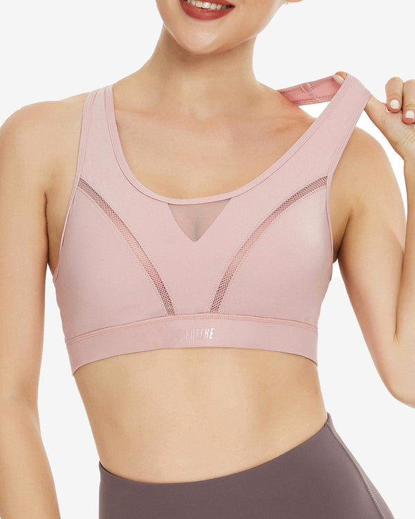 High Impact Hook-and-Eye Closure Sports Bra