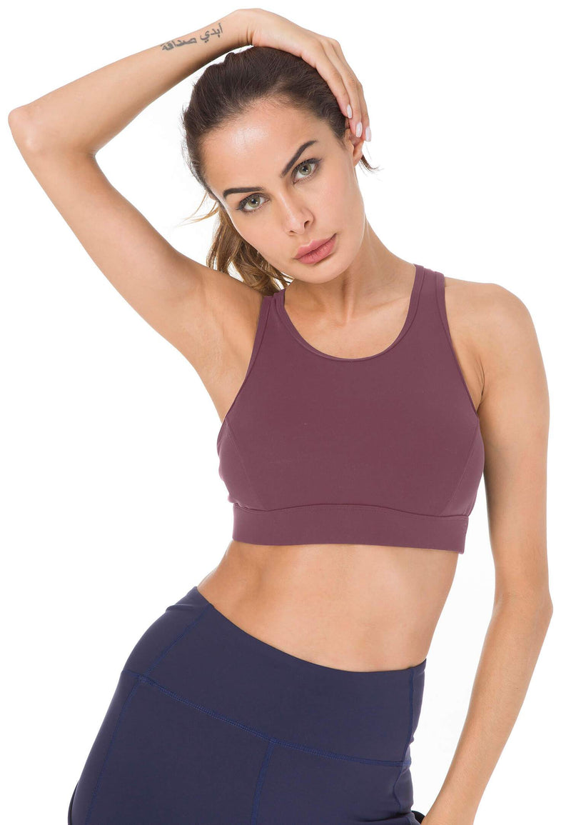 1To Finity Womens padded Ultra-Thin Sports Deep V Triangle Cup