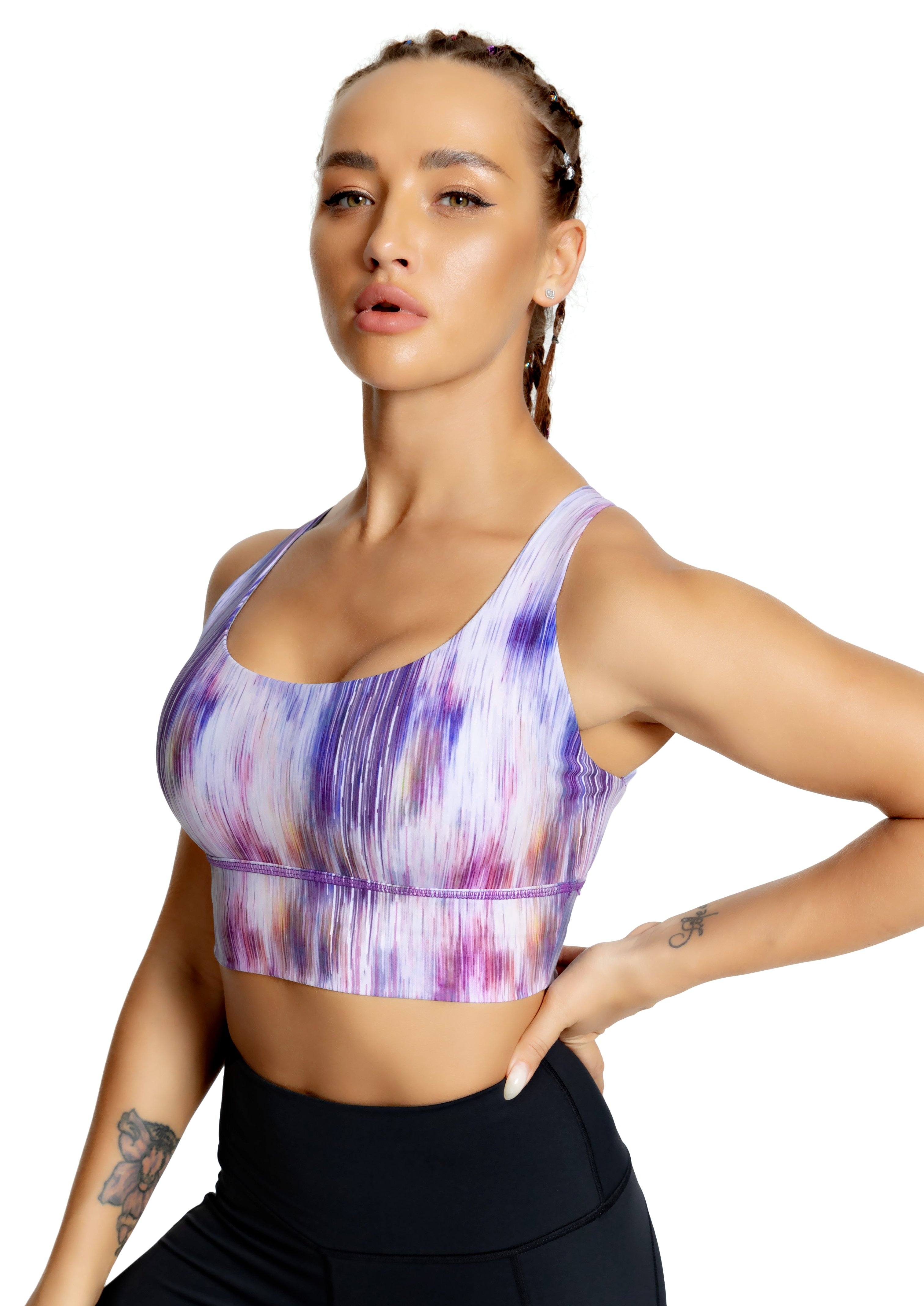 Pattern Light Support Free Sport Bra