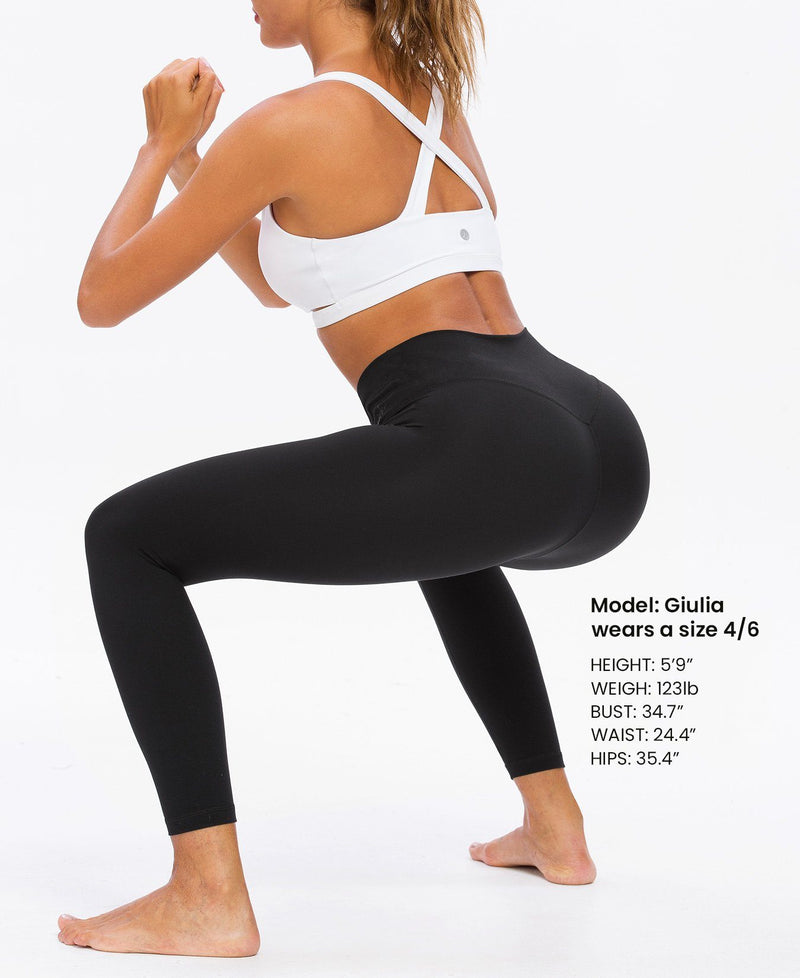Workout Leggings  Yoga Pants - Women's 7/8 High Waisted Yoga