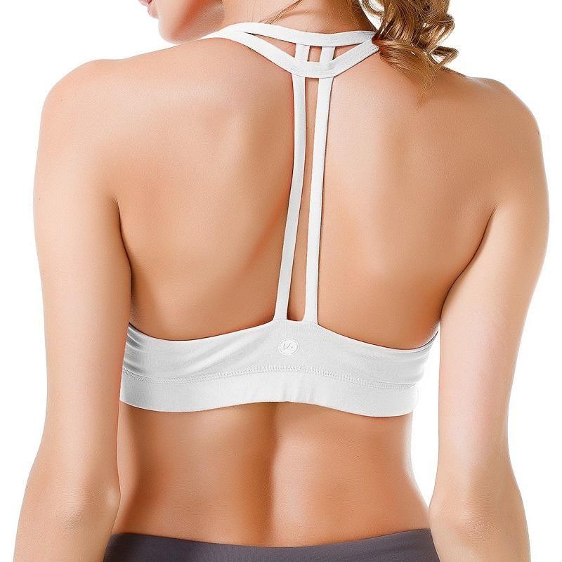 Adjustable Open Back Sports Bra Backless Sport Bras for Women Minimal  Sports Bra